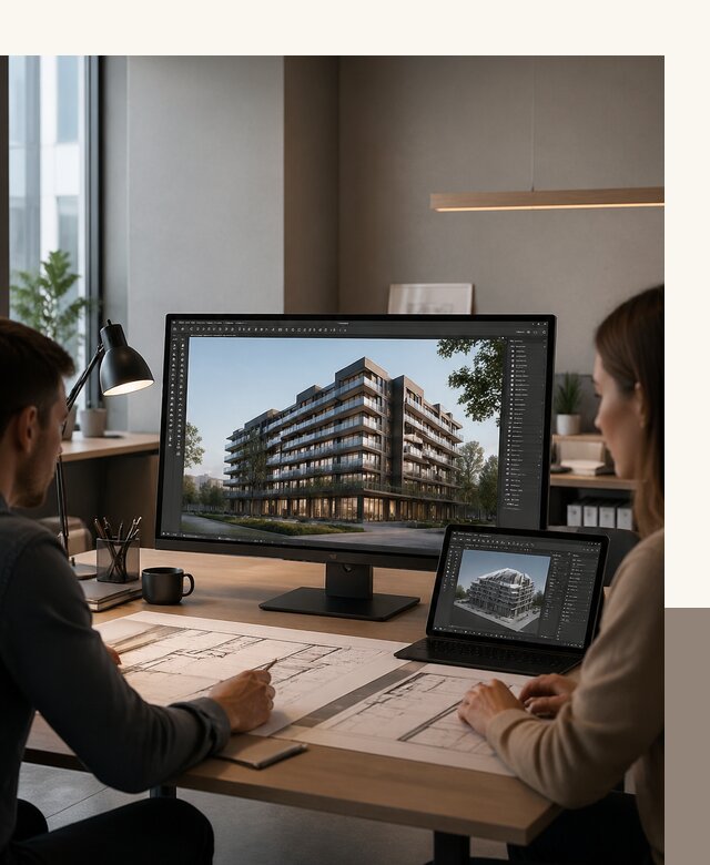 3D визуализация архитектуры и объектов строительства в Каменке