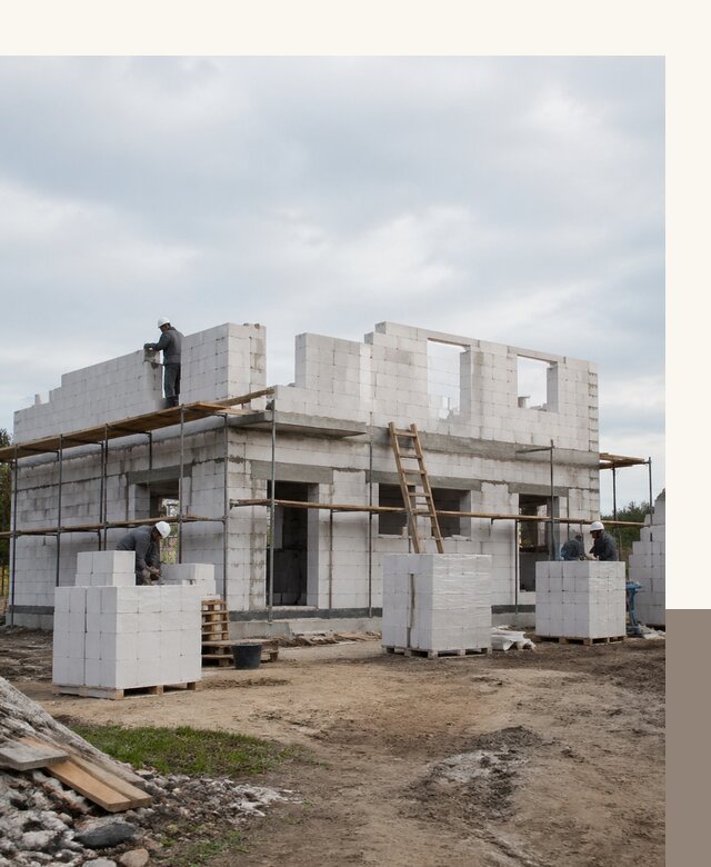 Строительство домов из газобетона в Каменке под ключ